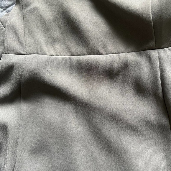 SMYM Godshaw Goddess Gown sz Small Soft Charcoal Crisp (Gray) Lace Up Back - Picture 12 of 12